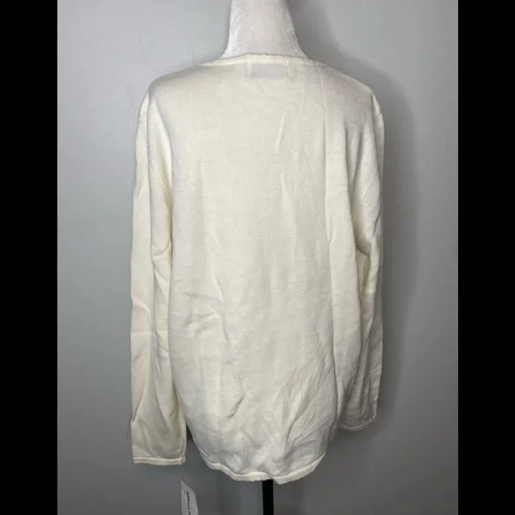 NWT Alfred Dunner Vintage Farm Cottagecore Sweater - Picture 3 of 8